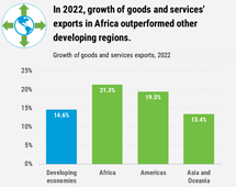 Goods and services growth, 2022
