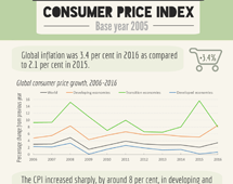 Consumer price index in 2016